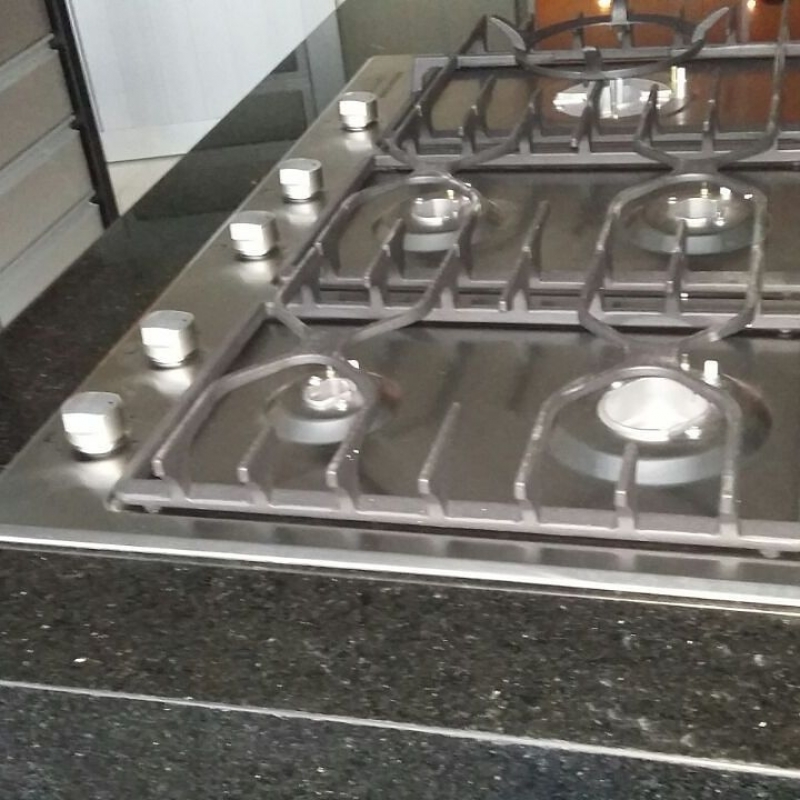 Balcão Granito para Cooktop Vila Endres - Balcão Granito Cozinha