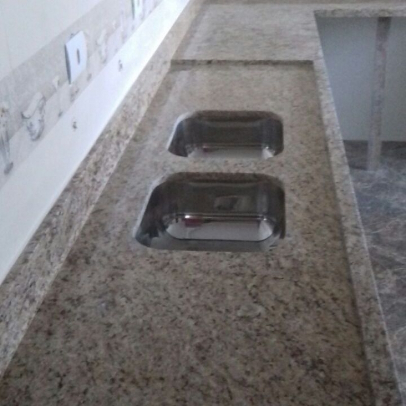 Tampo de Pia de Granito Parque Residencial da Lapa - Tampo de Pia de Cozinha