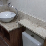 bancada de mármore banheiro Vila Mariana