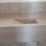 bancada mármore para banheiro Pompéia