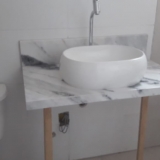 encomenda de bancada mármore banheiro Vila Suzana
