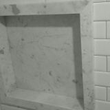 nichos de banheiro em mármore Jaguaré